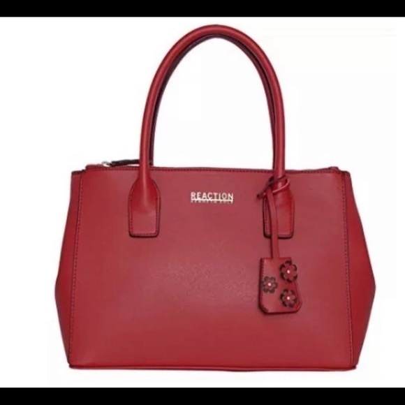 NEW Kenneth Cole Reaction Tote in Red with… - Picture 1 of 8